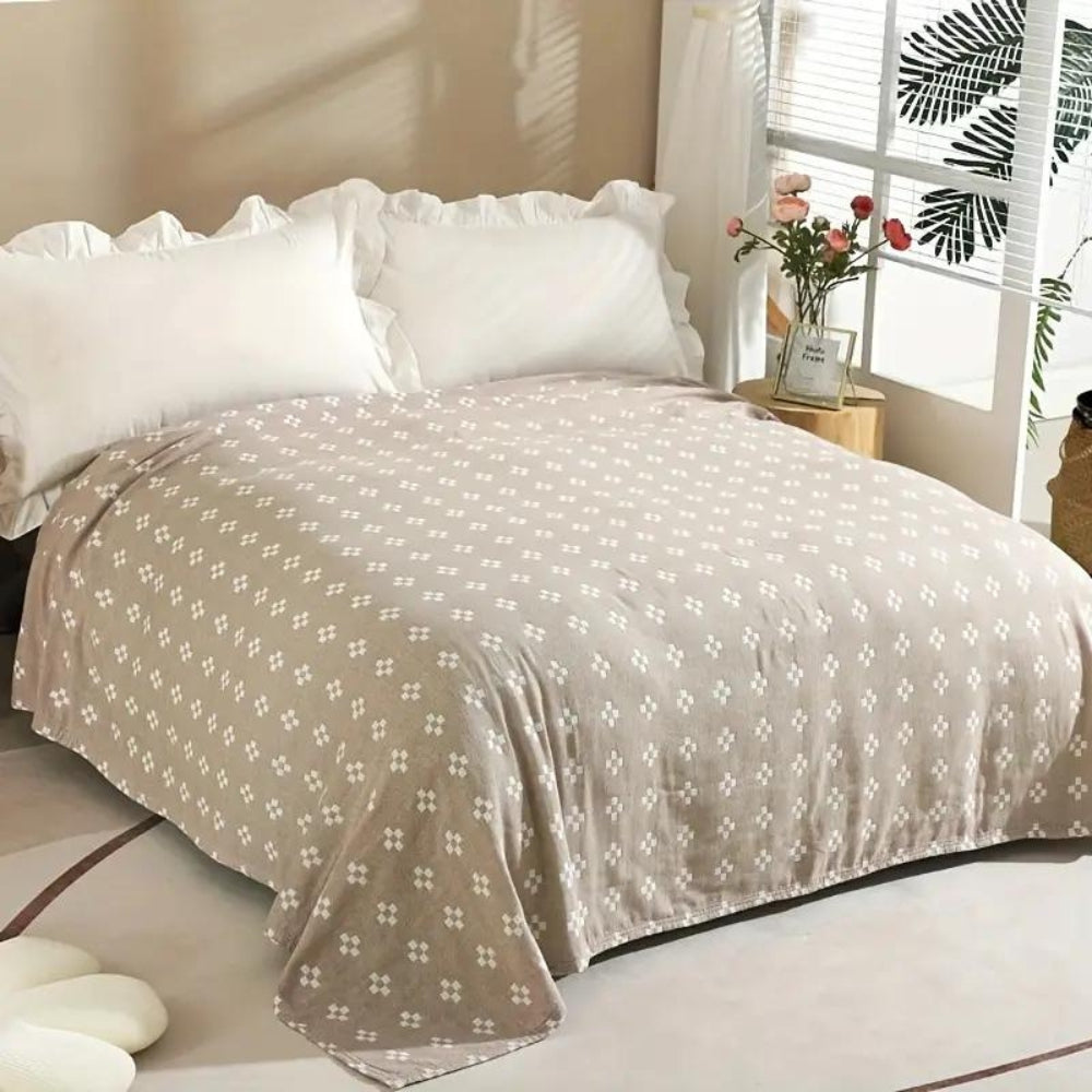 100% Cotton Diamond Dot Gauze Blanket
