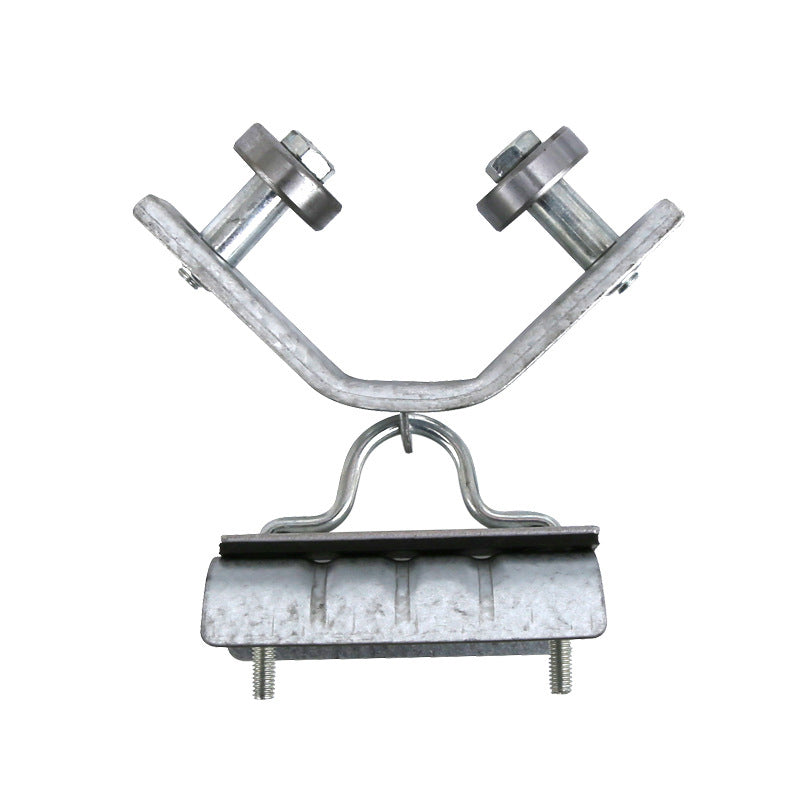 Adjustable Angle Iron Pulley with Safety Clamp