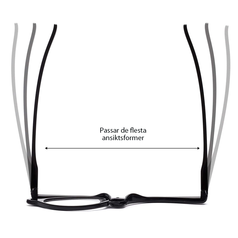 Makeup Glasses with Rotating Lenses for Easy Application