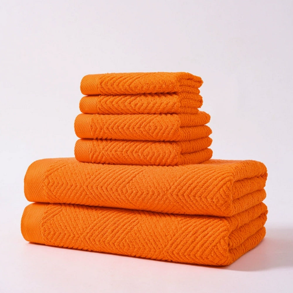 Supreme Soft Cotton Towel Set - 6 Piece Luxury Collection