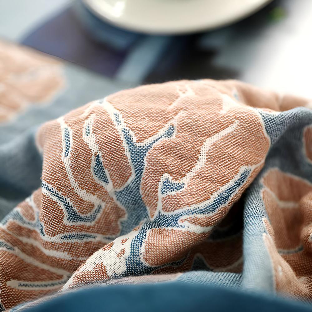 Floral Cotton Blanket for Year-Round Comfort