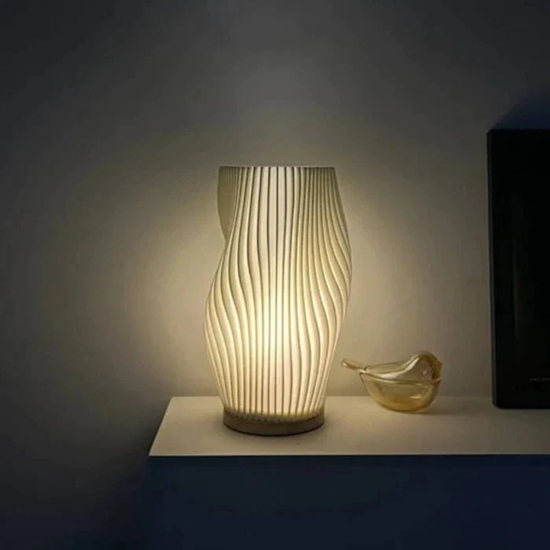 Dimmable Wavy LED Table Lamp