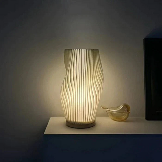 Dimmable Wavy LED Table Lamp