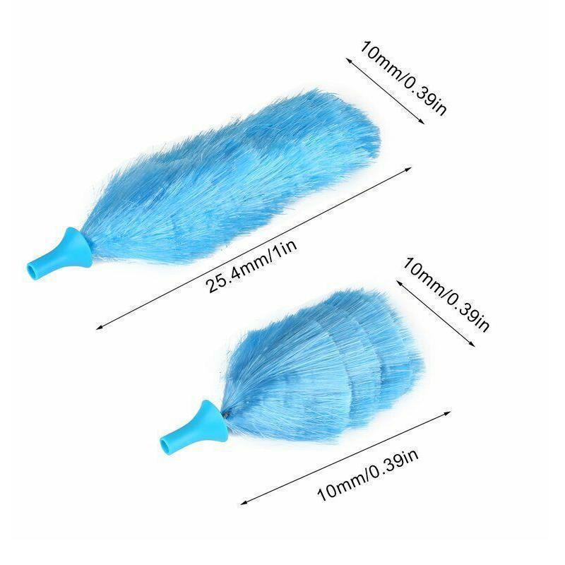 360° Rotating Electric Spin Duster with Microfiber Brushes