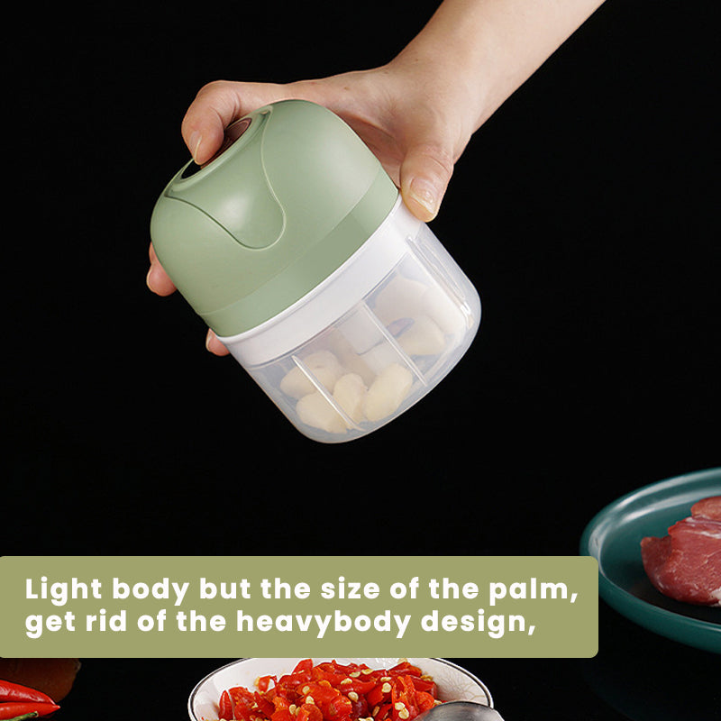 USB Rechargeable Electric Garlic Chopper and Mini Food Processor
