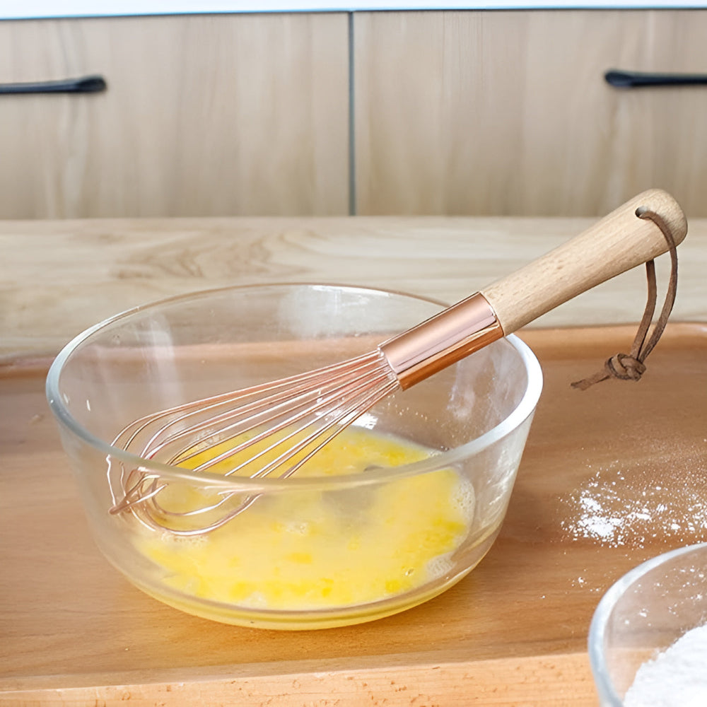 Copper Stainless Steel Whisk with Ergonomic Handle