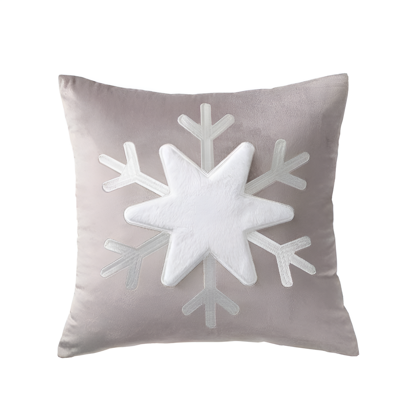 Snowflake Design Winter Pillowcase