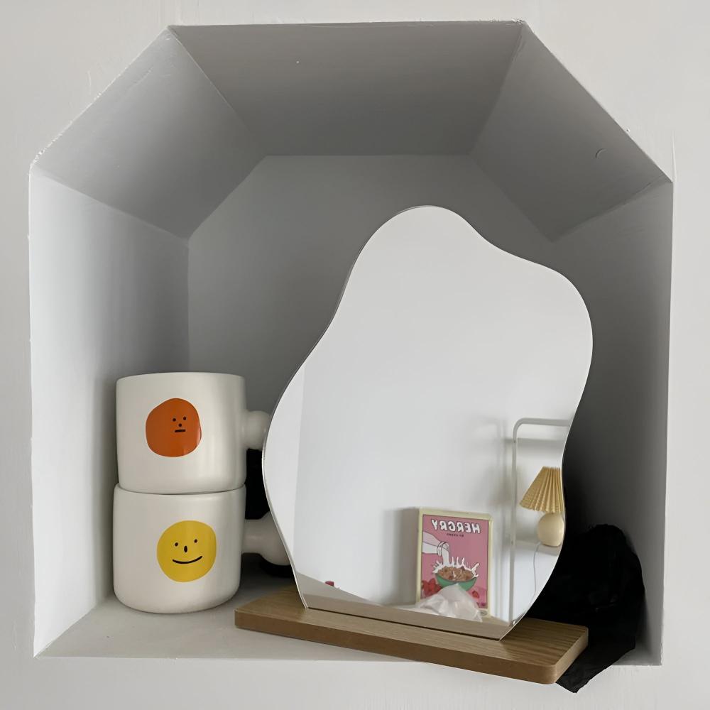 Adjustable Acrylic Makeup Mirror with Modern Design