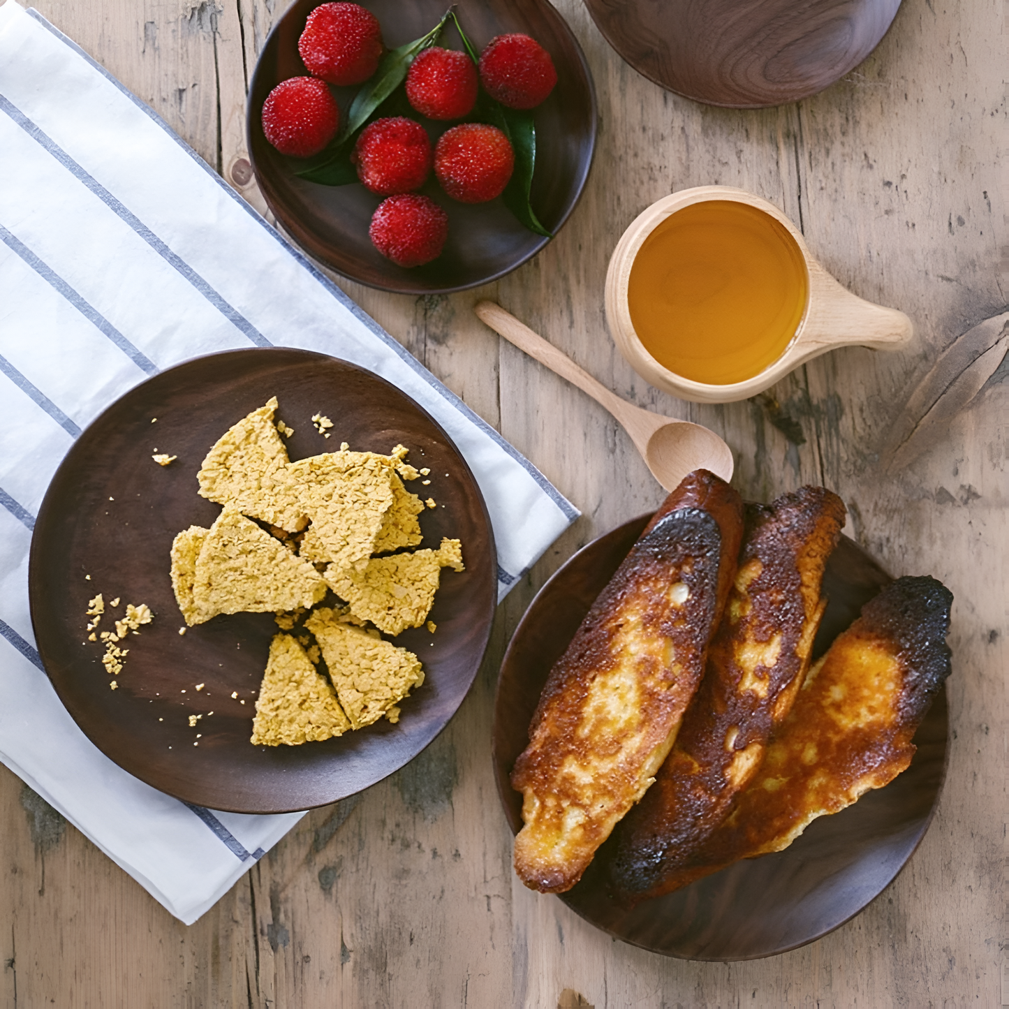 Handcrafted Walnut Wood Serving Plate
