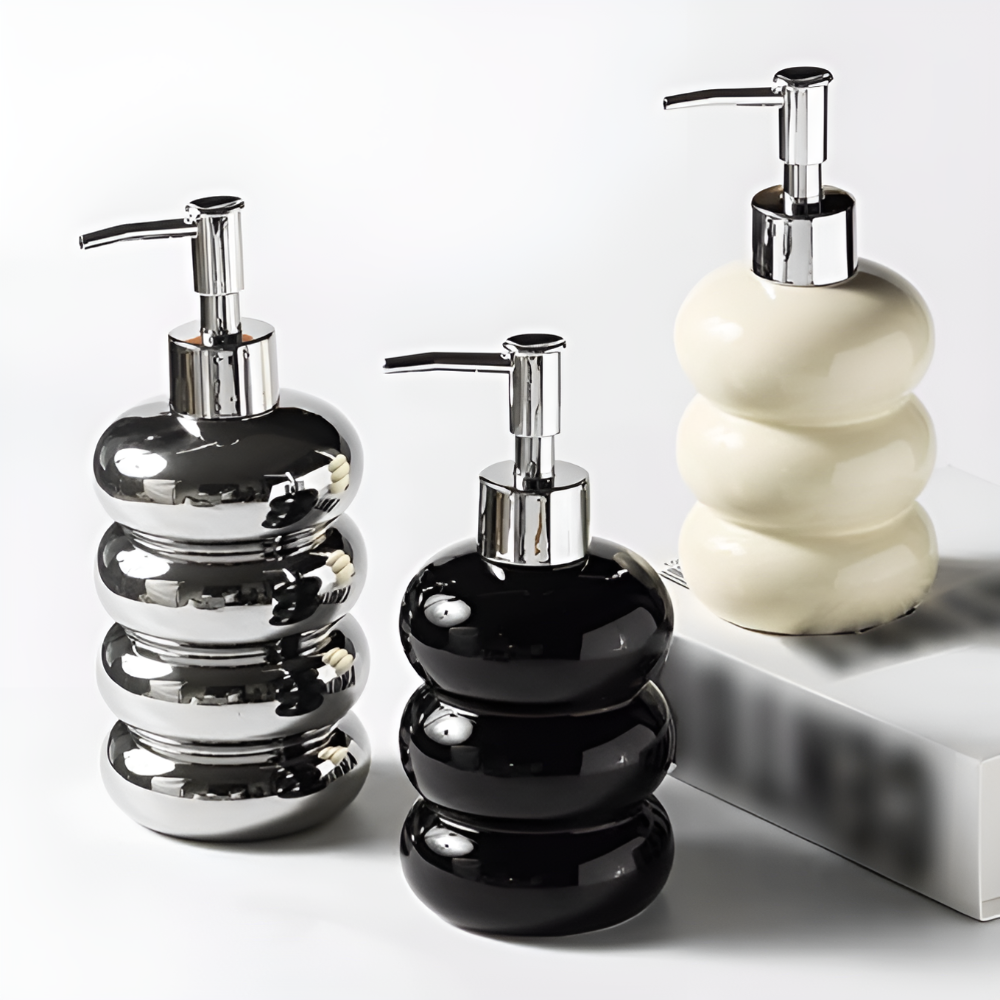 Sleek Refillable Sphere Soap Dispenser