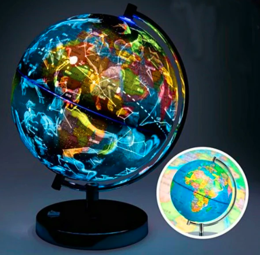 Levitation Globe with LED Constellation Night Light