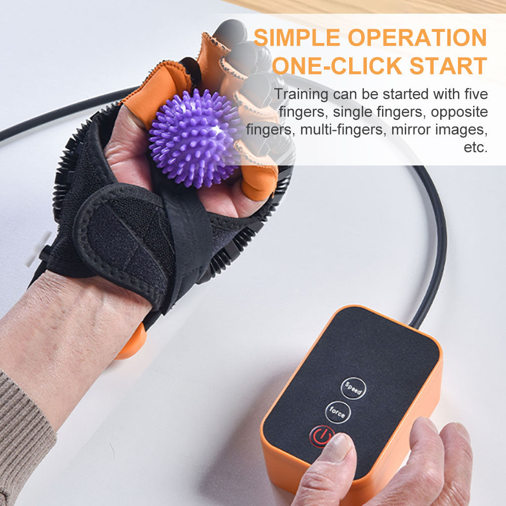 Automatic Finger Strength Trainer Gloves for Hand Rehabilitation