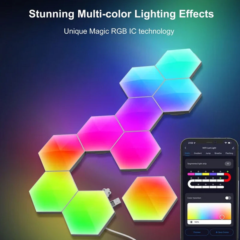DIY Modular Touch-Sensitive Night Light with Music Sync and App Control