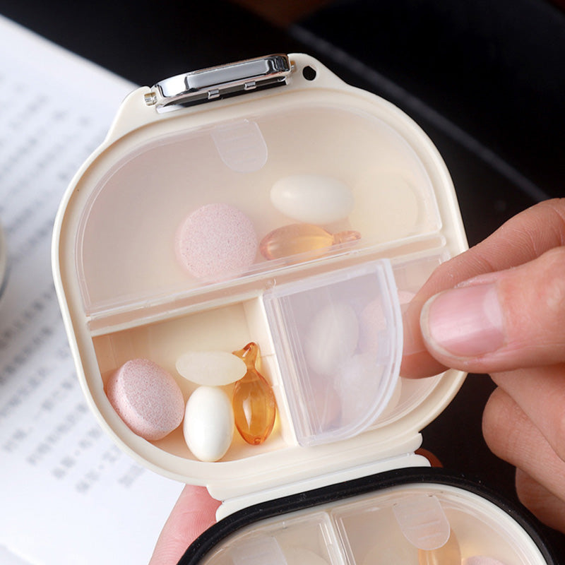 Portable Water-Resistant Pill Organizer with 7 Sections