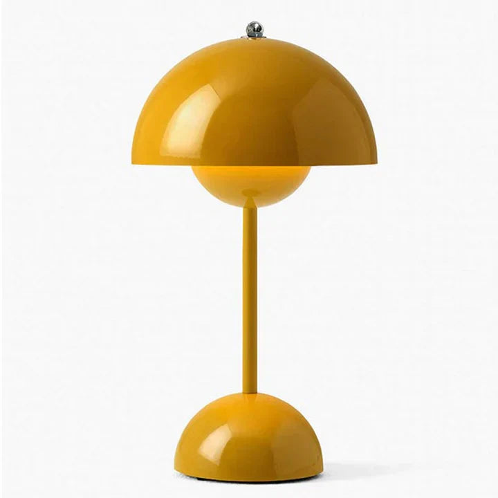Mushroom-Style Nordic Table Lamp with Adjustable Brightness