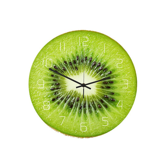 Fruit Fiesta Colorful Wall Clock for Cheerful Home Decor