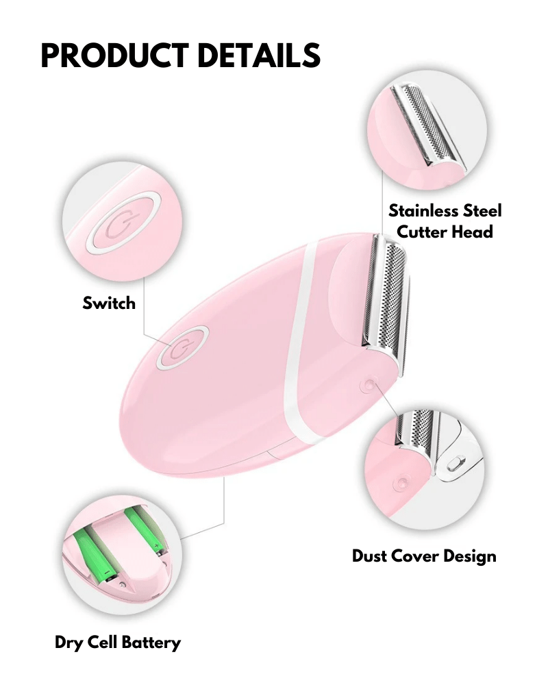Painless Lady Shaver for Sensitive Skin