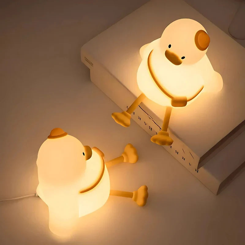 Rechargeable Soft Silicone Animal Night Light with Adjustable Brightness
