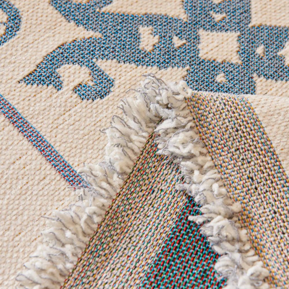 Vintage Mosaic Chenille Sofa Cover