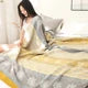 Reversible 100% Cotton Blanket for Cozy Layering