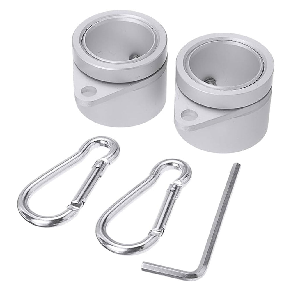 360° Rotating Flag Pole Mounting Rings with Anti-Wrap Design