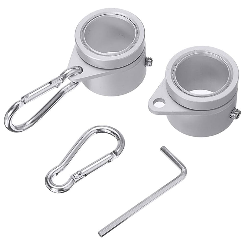 360° Rotating Flag Pole Mounting Rings with Anti-Wrap Design