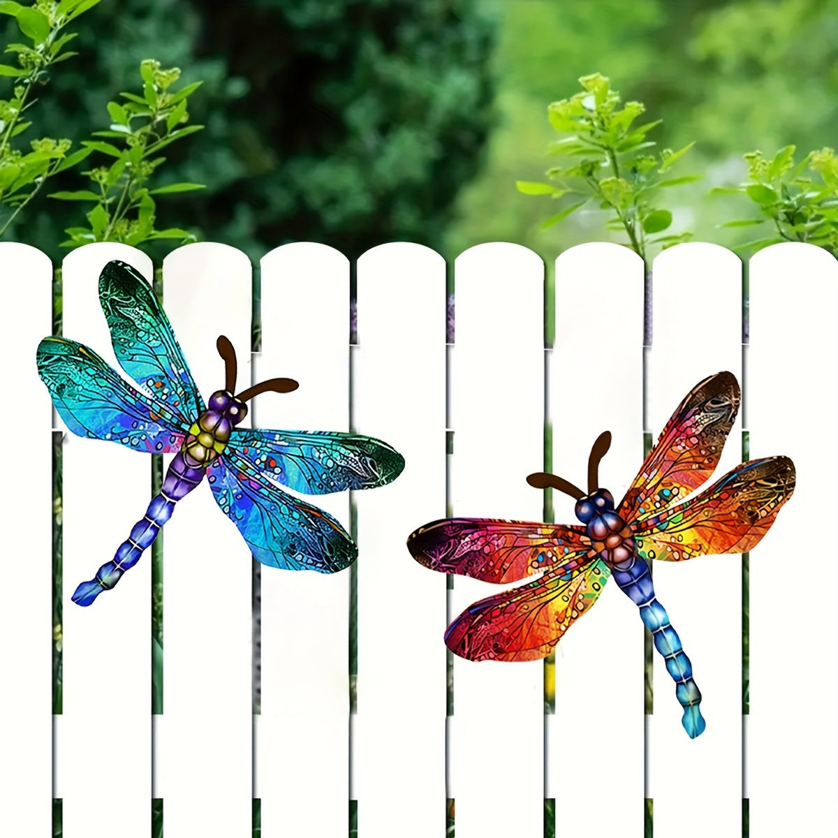 Vibrant Metal Dragonfly Wall Art for Indoor and Outdoor Decor