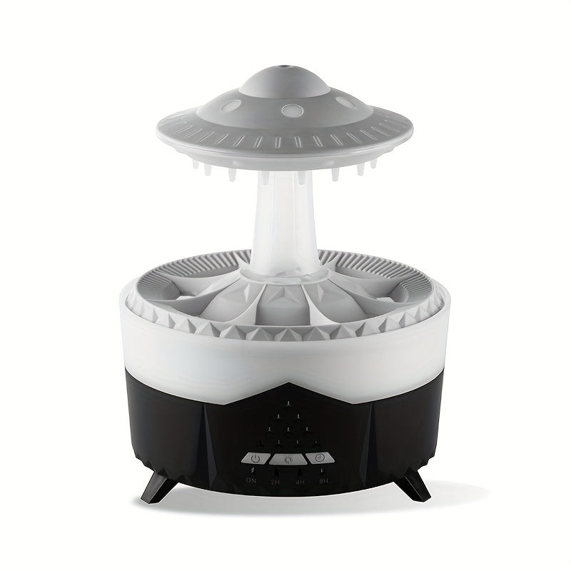 Raindrop Aromatherapy Essential Oil Diffuser with LED Light and Humidifier