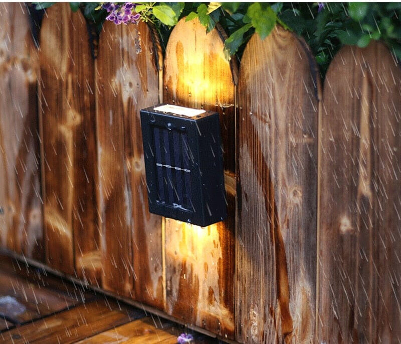 Solar-Powered Modern Patio Wall Light