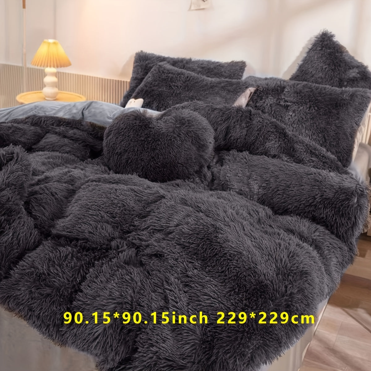 Luxurious Velvet Duvet Cover Set with Pillowcases