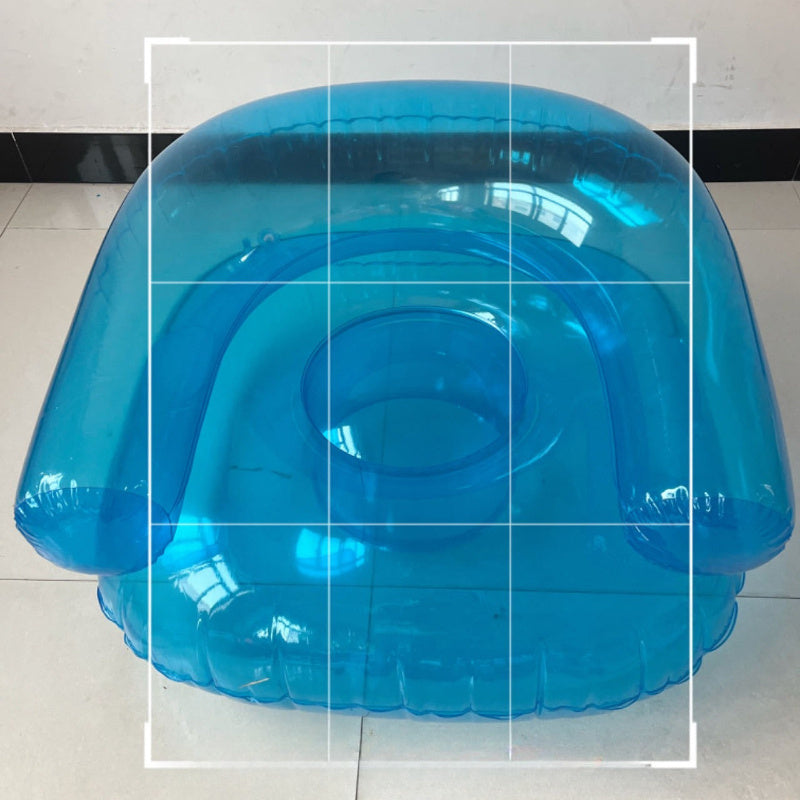 Transparent Inflatable Chair for Adults with Comfortable Cushion