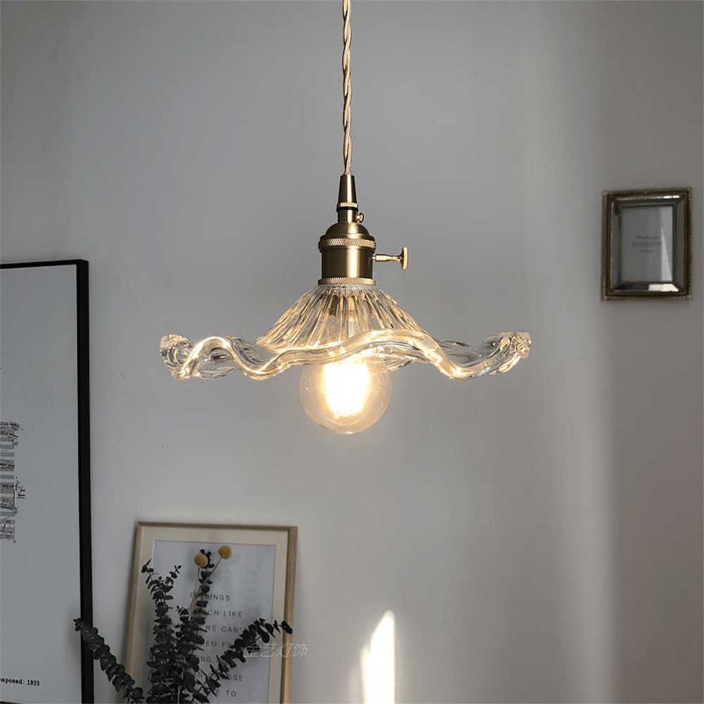 Hibiscus Floral Pendant Light