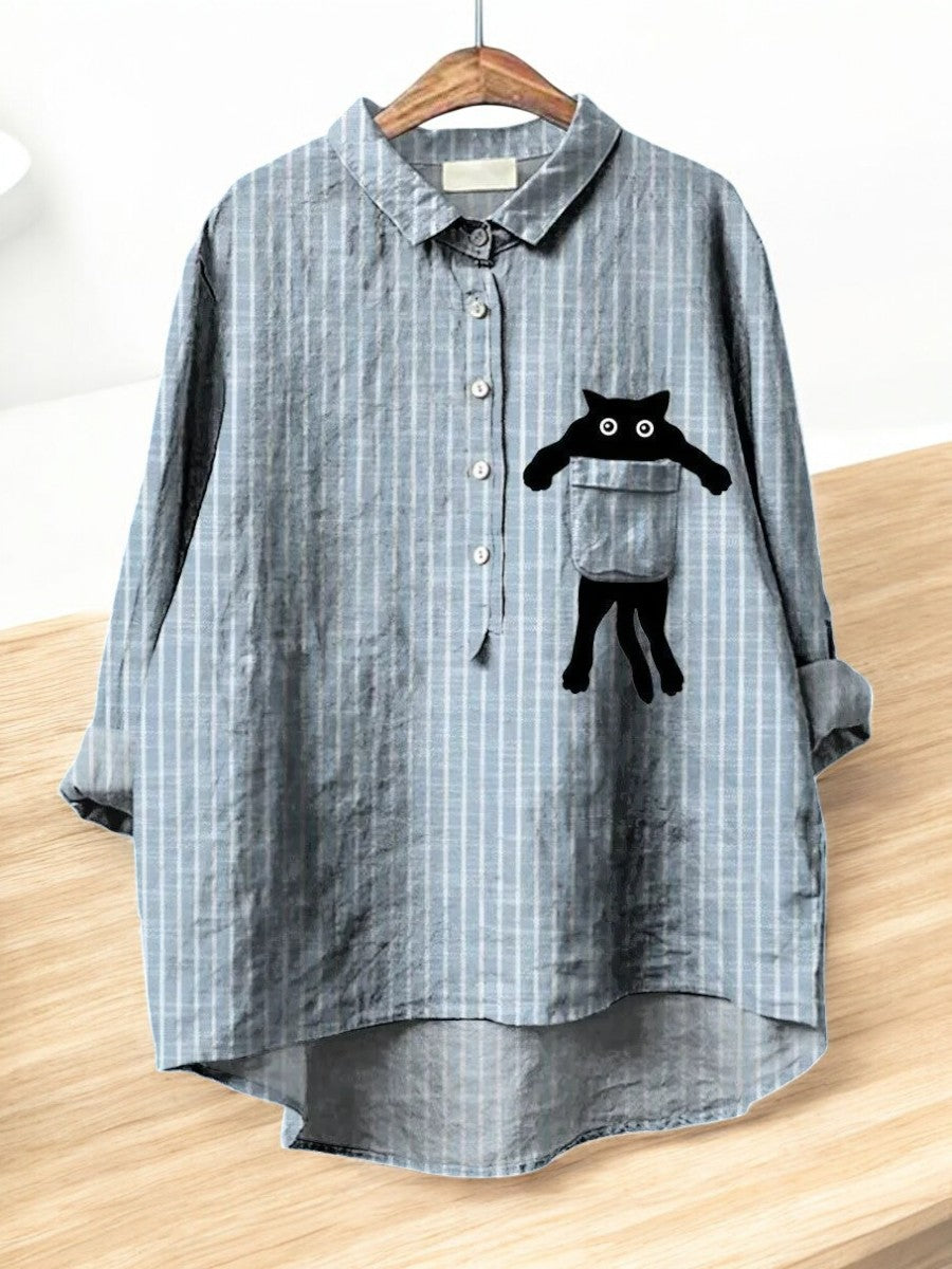 Crystel - Kitty Charm Blouse