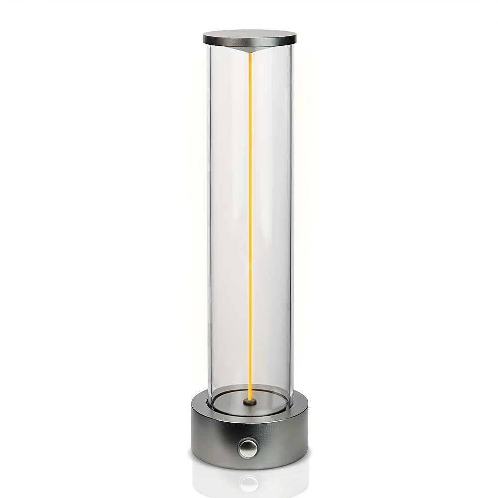 Wireless LED Table Lamp with USB Charging and Dimmable Brightness