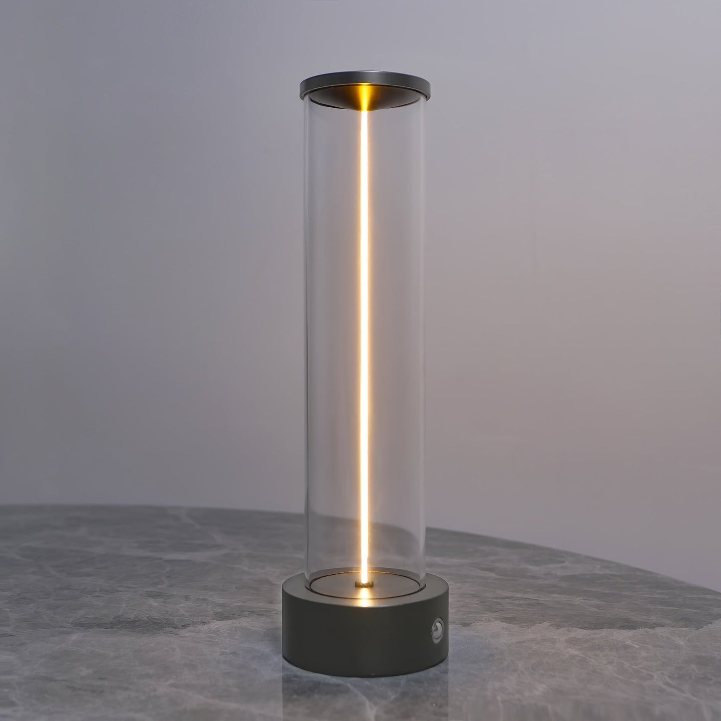 Wireless LED Table Lamp with USB Charging and Dimmable Brightness