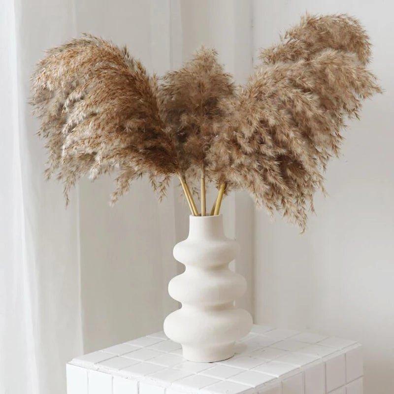 Natural Dried Pampas Grass Bouquet 60 cm - Fluffy Boho Decor