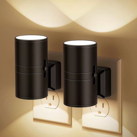 LED Night Light with Twilight Sensor, Glare-Free, Energy-Efficient, Modern Design