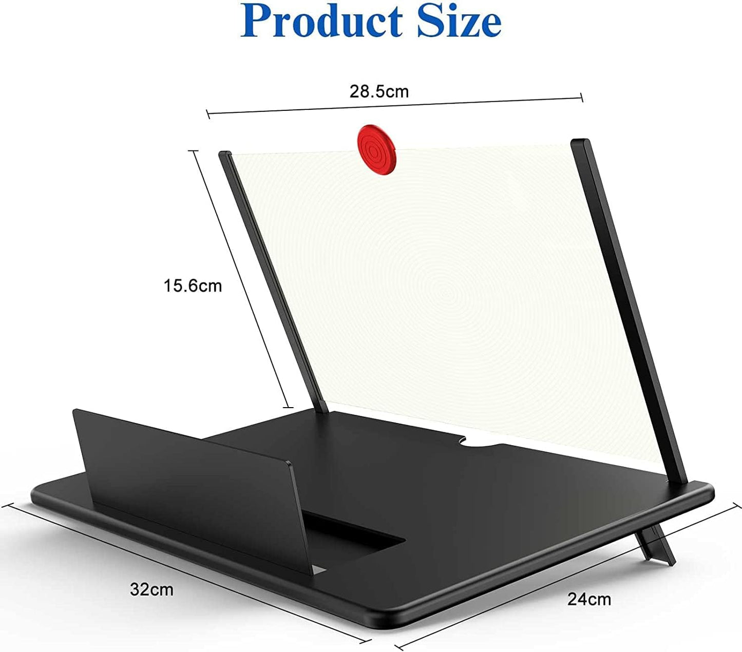 16 Inch Portable Phone Screen Magnifier with HD Zoom and Anti-Slip Design