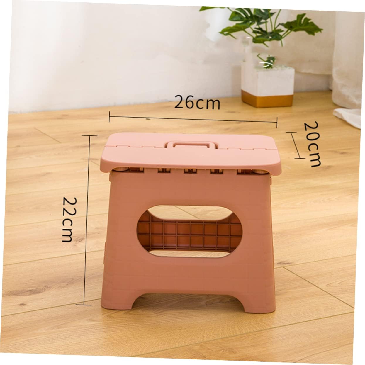 Portable Folding Step Stool with Handle for Home and Travel