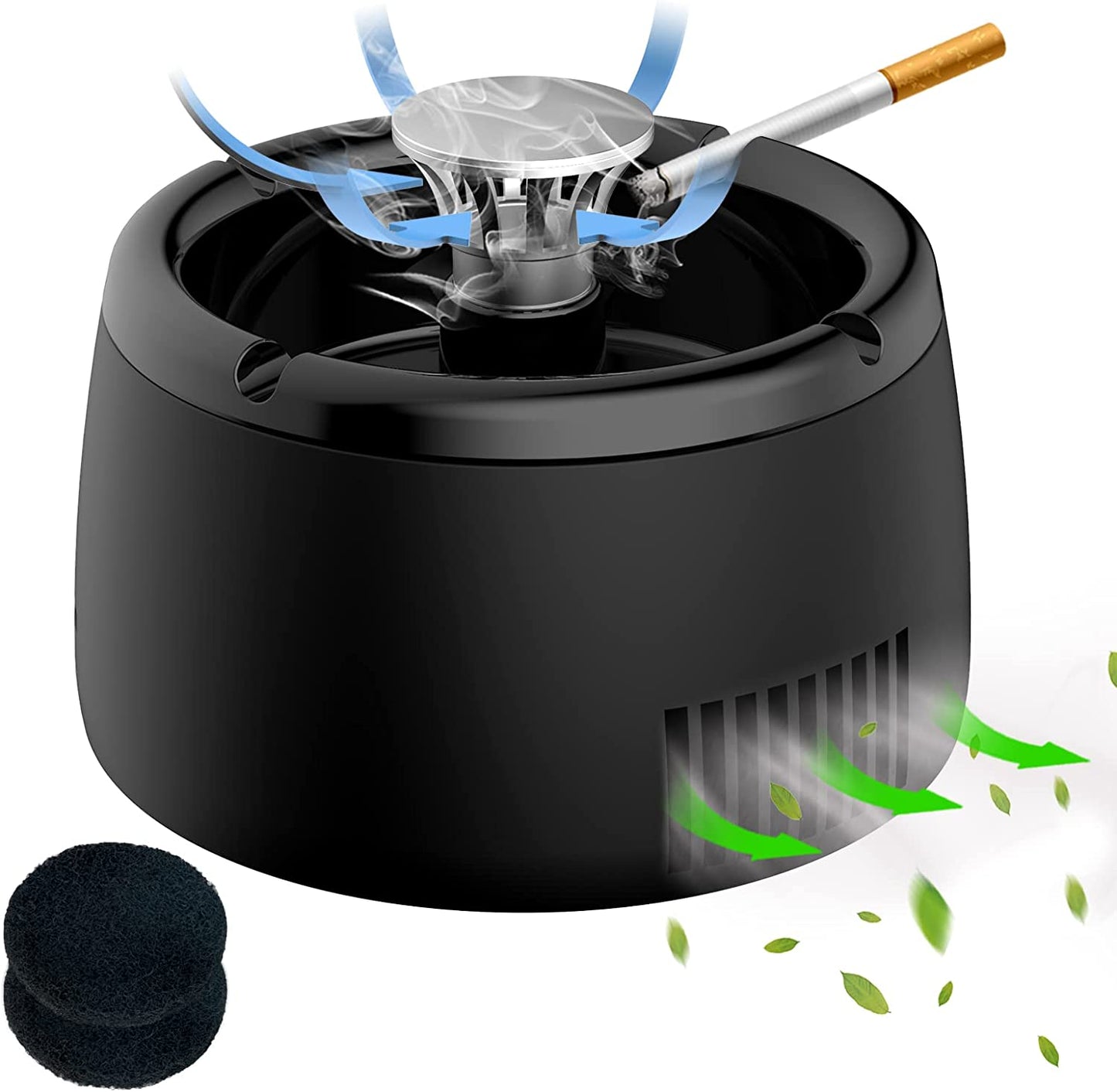 Odorless Portable Smoke-Free Ashtray with Scent Filter