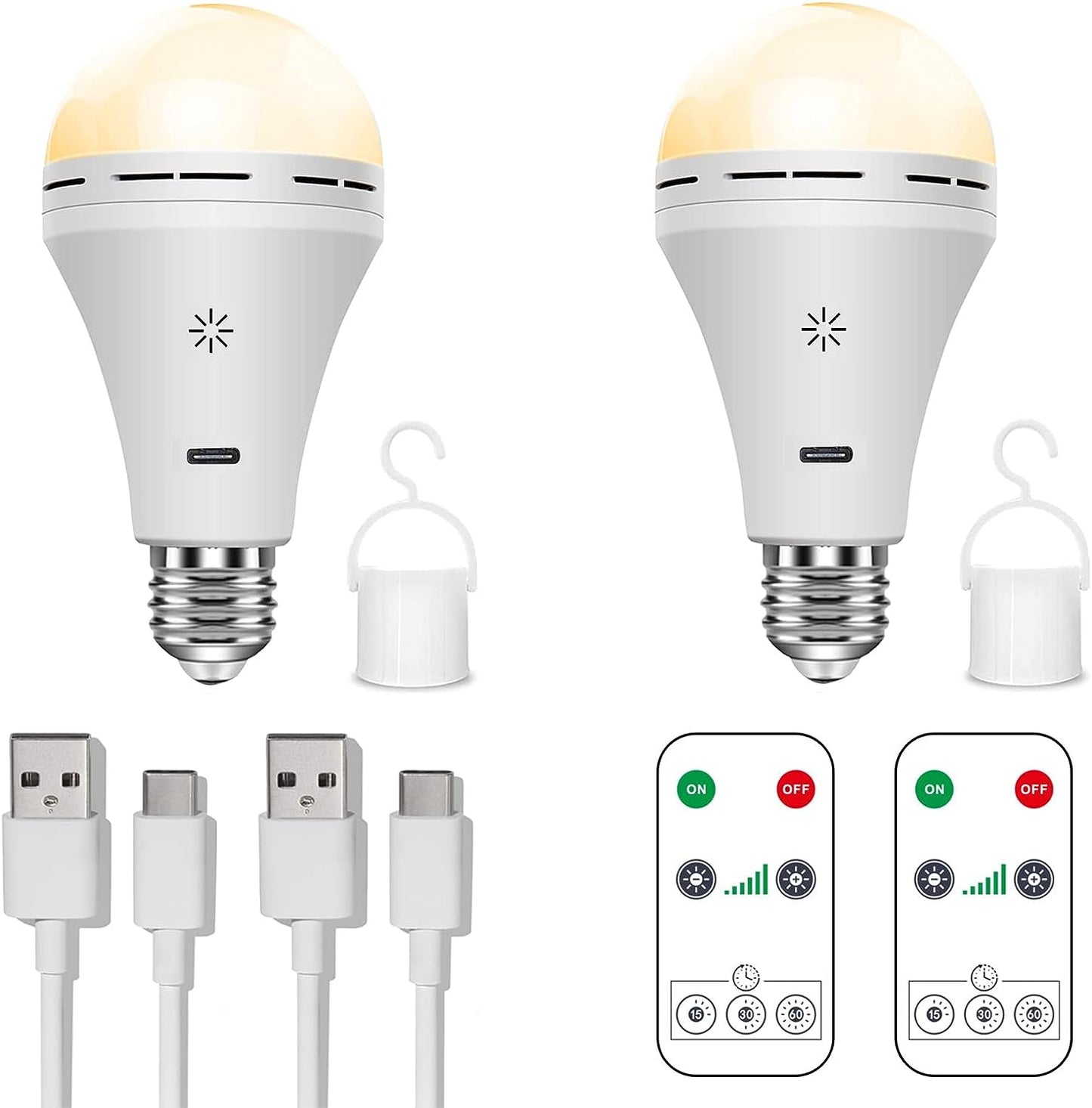 Rechargeable Wireless LED Table Lamp - Dimmable & Portable