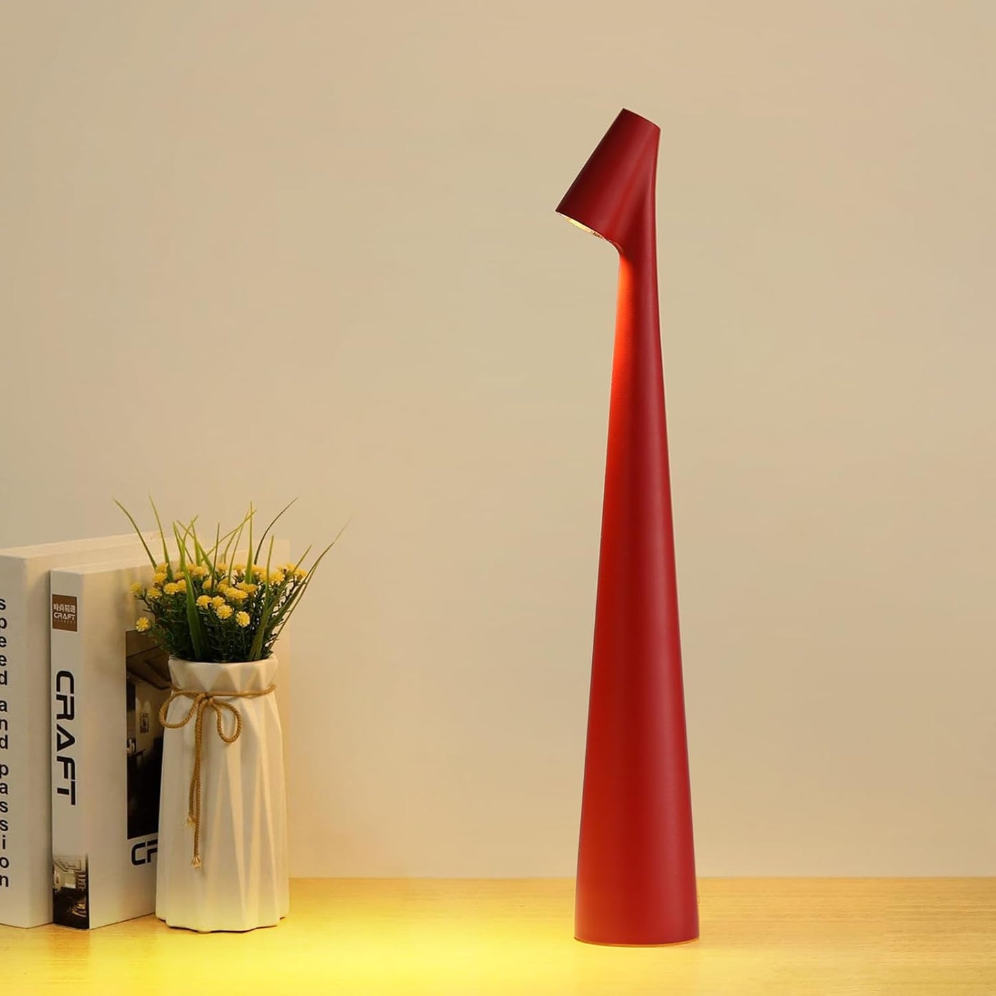 Rechargeable Modern LED Table Lamp - Cordless Metal Light