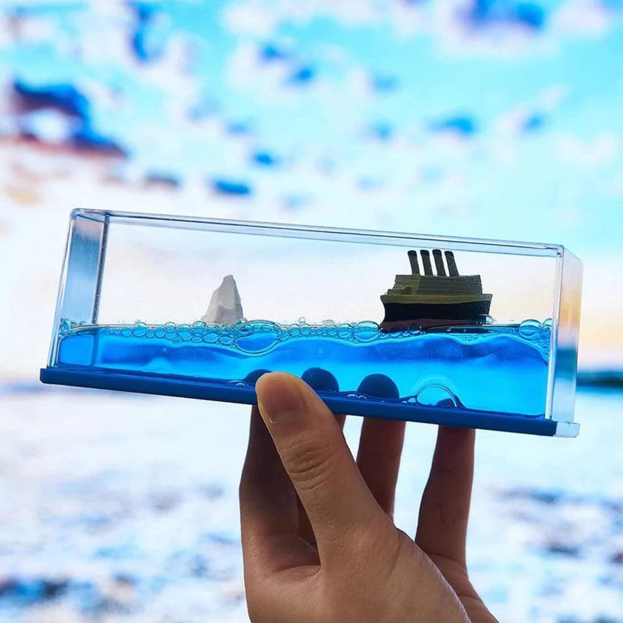 Acrylic Unstoppable Vessel Decorative Ship