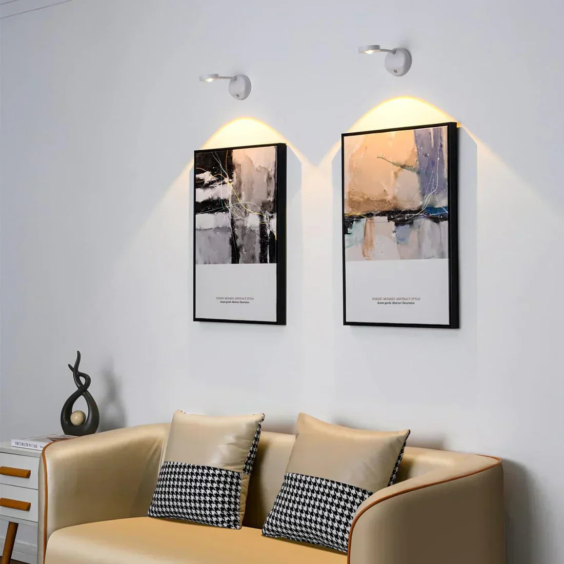 Rechargeable LED Wall Light with Motion Sensor and Adjustable Brightness