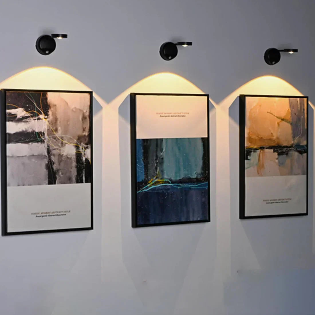 Rechargeable LED Wall Light with Motion Sensor and Adjustable Brightness