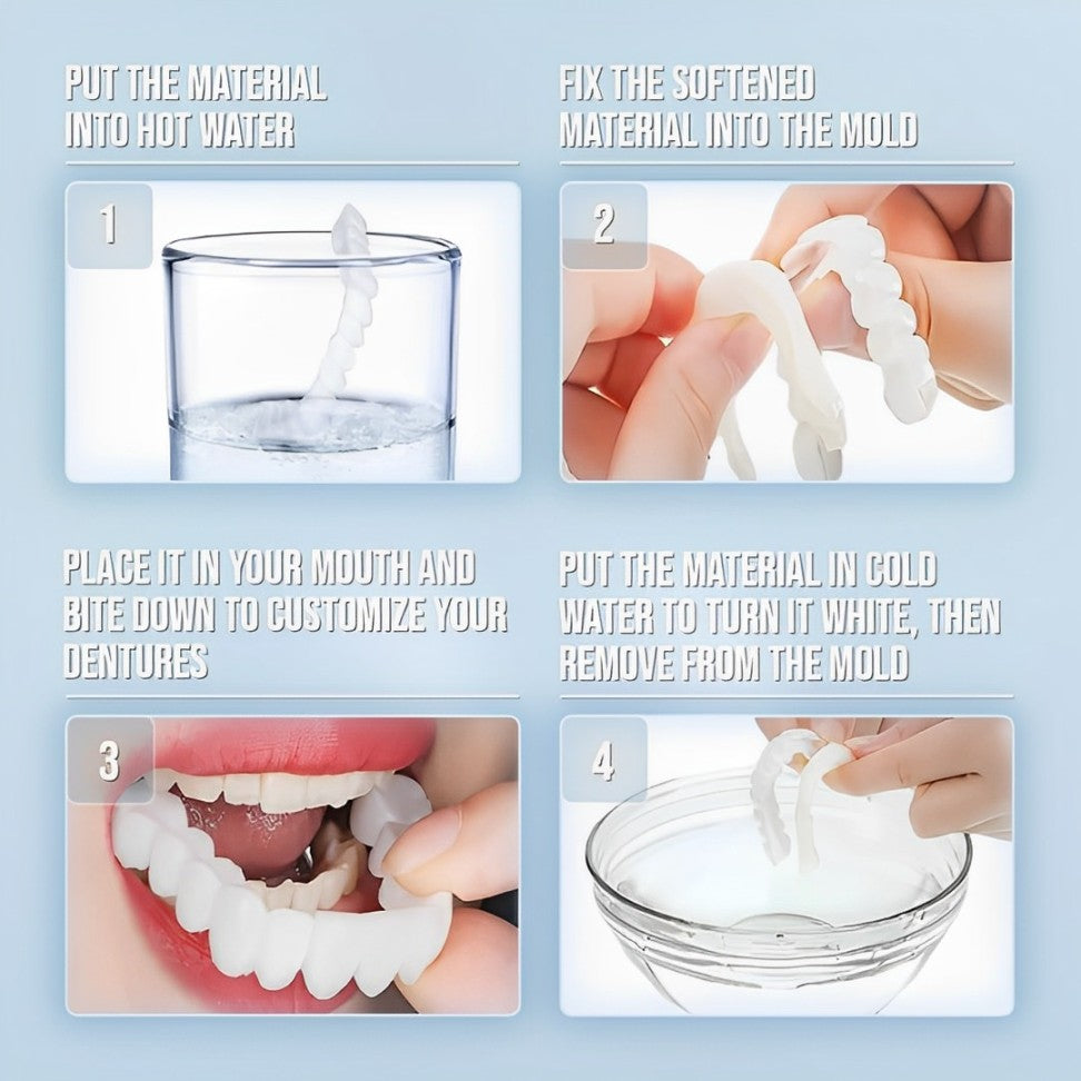 Smile Veneer Clip-On Teeth Cover for Flawless Smile