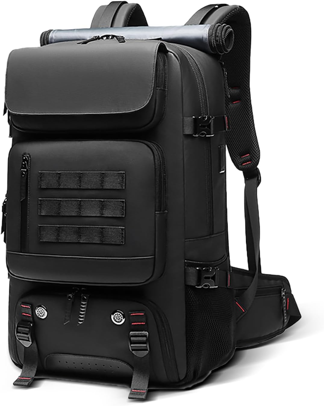 50L Waterproof Travel Backpack with USB Charging Port and Shoe Compartment