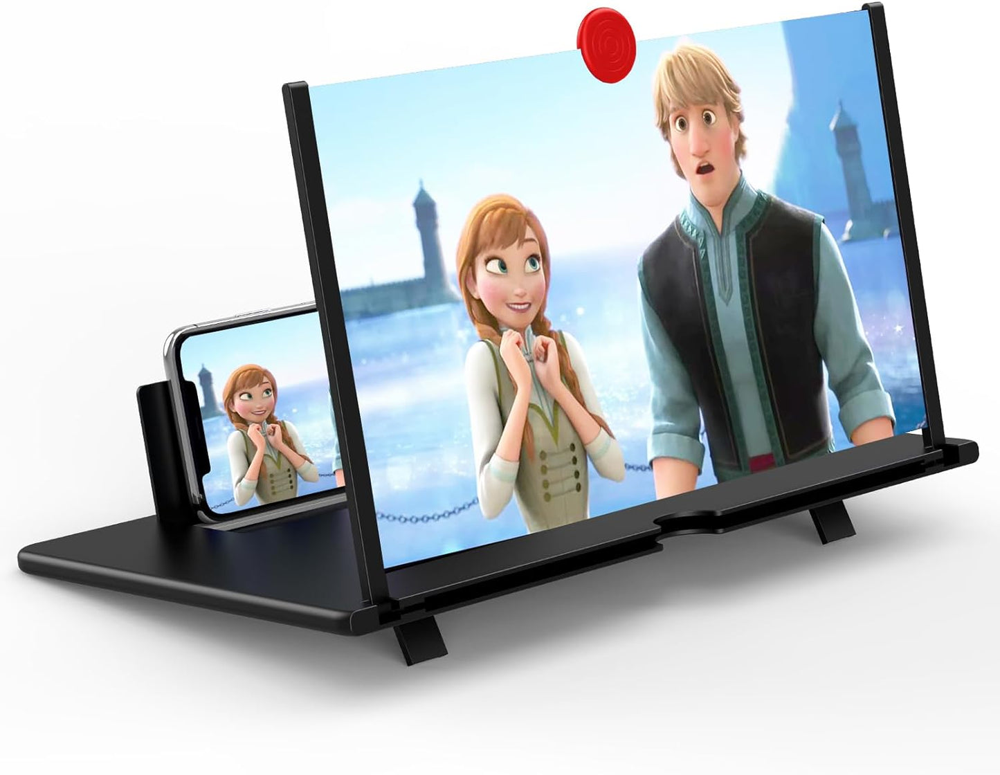 16 Inch Portable Phone Screen Magnifier with HD Zoom and Anti-Slip Design