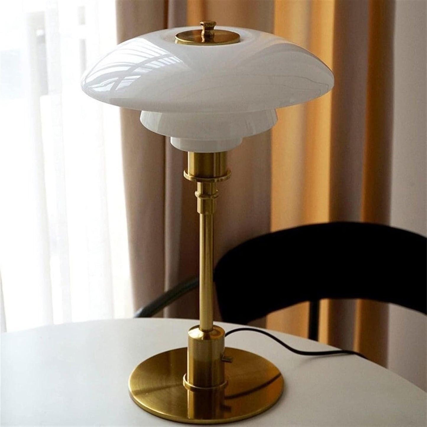 Nordic Glass LED Table Lamp - Contemporary Scandinavian Design