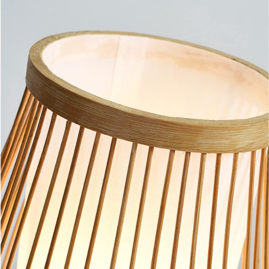 Zen-Inspired Bamboo Table Lamp with Soft Ambient Light